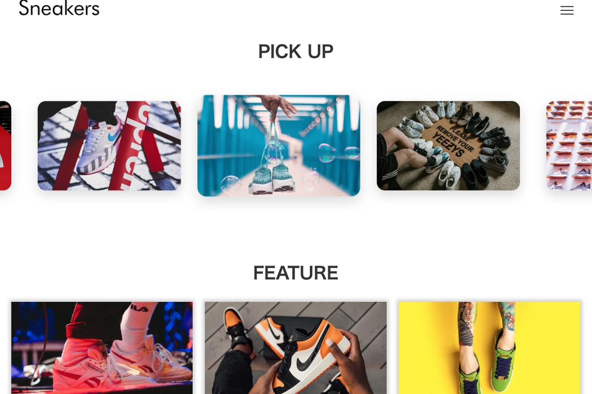 制作例：アパレルLP